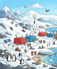 Antarctica: provocări geografice și climatice