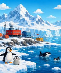 Particularitățile geografice ale Antarcticii