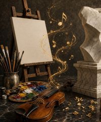 Repere esențiale din istoria artelor: pictură, sculptură, muzică și cinematografie