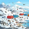 Antarctica: provocări geografice și climatice